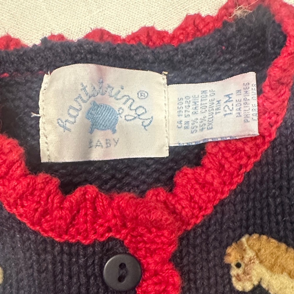 Hartstrings Farm Animal Sweater - Picture 2 of 6